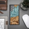 mini: Etui Bewood Unique na Samsung Galaxy S22 Ultra - Planets - Uran (3)