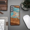 mini: Etui Bewood Unique na Samsung Galaxy S22 Plus - Planets - Saturn (3)