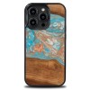 mini: Etui Bewood Unique na iPhone 14 Pro - Planets - Saturn (1)