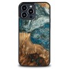 mini: Etui Bewood Unique na iPhone 13 Pro Max - Planets - Ziemia (1)