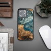 mini: Etui Bewood Unique na iPhone 13 Pro - Planets - Ziemia (2)