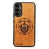 mini: Drewniane Etui Bewood na Samsung Galaxy A34 5G NIEDŹWIEDŹ MERBAU (1)