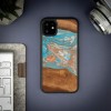 mini: Etui Bewood Unique na iPhone 11 - Planets - Saturn (2)