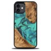 mini: Etui Bewood Unique na iPhone 12 / 12 Pro - Turquoise (1)