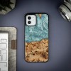 mini: Etui Bewood Unique na iPhone 12 / 12 Pro - Planets - Uran (2)