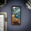 mini: Etui Bewood Unique na iPhone 7/8 SE 2020 / 2022 - Planets - Ziemia (2)