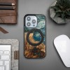 mini: Etui Bewood Unique na iPhone 14 Pro - Planets - Ziemia z MagSafe (3)
