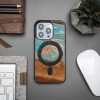 mini: Etui Bewood Unique na iPhone 14 Pro - Planets - Saturn z MagSafe (3)