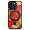 mini: Etui Bewood Unique na iPhone 14 Pro - Neons - Paris z MagSafe (1)