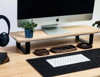 mini: Podstawka pod monitor Bewood - Black - Dąb - Short (4)
