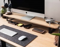 mini: Podstawka pod monitor Bewood - Black - Dąb - Long (4)