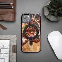 mini: Etui Bewood Unique na iPhone 14 - Planets - Wenus z MagSafe (3)