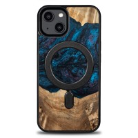 mini: Bewood Resin Case - iPhone 14 - Planets - Neptune - MagSafe (1)