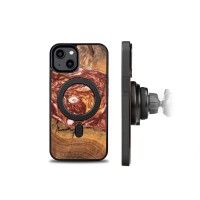 mini: Etui Bewood Unique na iPhone 14 - Planets - Mars z MagSafe (2)