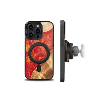 mini: Etui Bewood Unique na iPhone 14 Pro - Neons - Paris z MagSafe (2)