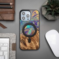 mini: Etui Bewood Unique na iPhone 14 Pro Max - Planets - Merkury z MagSafe (3)