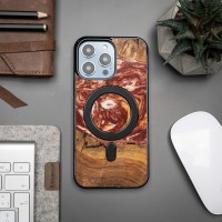 mini: Etui Bewood Unique na iPhone 14 Pro Max - Planets - Mars z MagSafe (3)