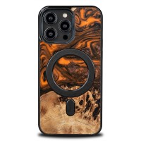mini: Etui Bewood Unique na iPhone 14 Pro Max - Orange z MagSafe (1)