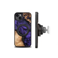 mini: Etui Bewood Unique na iPhone 14 Plus - Violet z MagSafe (2)