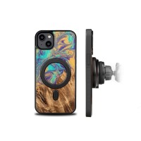 mini: Etui Bewood Unique na iPhone 14 Plus - Planets - Merkury z MagSafe (2)