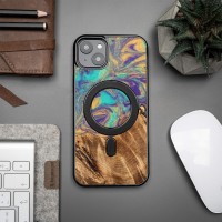 mini: Etui Bewood Unique na iPhone 14 Plus - Planets - Merkury z MagSafe (3)