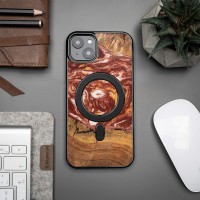 mini: Etui Bewood Unique na iPhone 14 Plus - Planets - Mars z MagSafe (3)