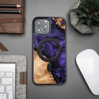 mini: Bewood Resin Case - iPhone 13 Pro Max - Violet - MagSafe (3)