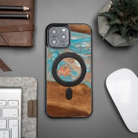 mini: Etui Bewood Unique na iPhone 13 Pro Max - Planets - Saturn z MagSafe (3)