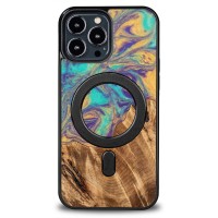 mini: Etui Bewood Unique na iPhone 13 Pro Max - Planets - Merkury z MagSafe (1)