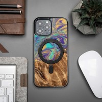 mini: Etui Bewood Unique na iPhone 13 Pro Max - Planets - Merkury z MagSafe (3)