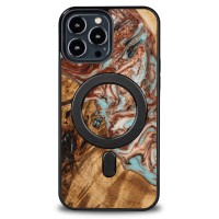 mini: Etui Bewood Unique na iPhone 13 Pro Max - Planets - Jowisz z MagSafe (1)