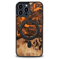 mini: Bewood Resin Case - iPhone 13 Pro Max - Orange - MagSafe (1)