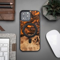 mini: Bewood Resin Case - iPhone 13 Pro Max - Orange - MagSafe (3)