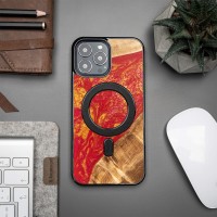 mini: Etui Bewood Unique na iPhone 13 Pro Max - Neons - Paris z MagSafe (3)