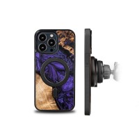 mini: Etui Bewood Unique na iPhone 13 Pro - Violet z MagSafe (2)