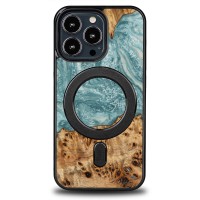 mini: Etui Bewood Unique na iPhone 13 Pro - Planets - Uran z MagSafe (1)