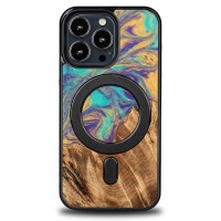 mini: Etui Bewood Unique na iPhone 13 Pro - Planets - Merkury z MagSafe (1)