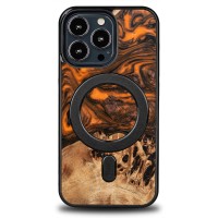 mini: Etui Bewood Unique na iPhone 13 Pro - Orange z MagSafe (1)