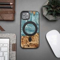 mini: Etui Bewood Unique na iPhone 13 - Planets - Uran z MagSafe (3)