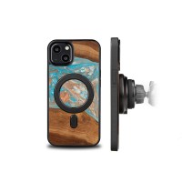 mini: Etui Bewood Unique na iPhone 13 - Planets - Saturn z MagSafe (2)