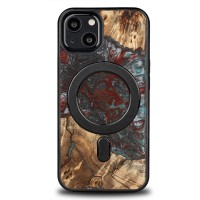 mini: Etui Bewood Unique na iPhone 13 - Planets - Pluton z MagSafe (1)