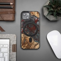 mini: Etui Bewood Unique na iPhone 13 - Planets - Pluton z MagSafe (3)