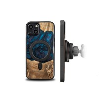 mini: Etui Bewood Unique na iPhone 13 - Planets - Neptun z MagSafe (2)