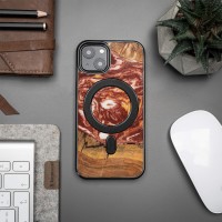 mini: Etui Bewood Unique na iPhone 13 - Planets - Mars z MagSafe (3)