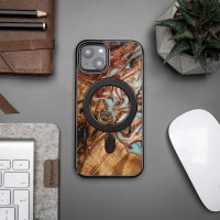 mini: Etui Bewood Unique na iPhone 13 - Planets - Jowisz z MagSafe (3)