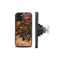 mini: Etui Bewood Unique na iPhone 13 - Orange z MagSafe (2)