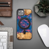 mini: Etui Bewood Unique na iPhone 13 - Neons - Vegas z MagSafe (3)