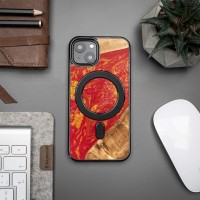 mini: Etui Bewood Unique na iPhone 13 - Neons - Paris z MagSafe (3)