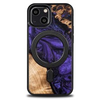 mini: Etui Bewood Unique na iPhone 13 Mini - Violet z MagSafe (1)