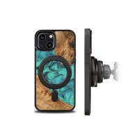 mini: Etui Bewood Unique na iPhone 13 Mini - Turquoise z MagSafe (2)